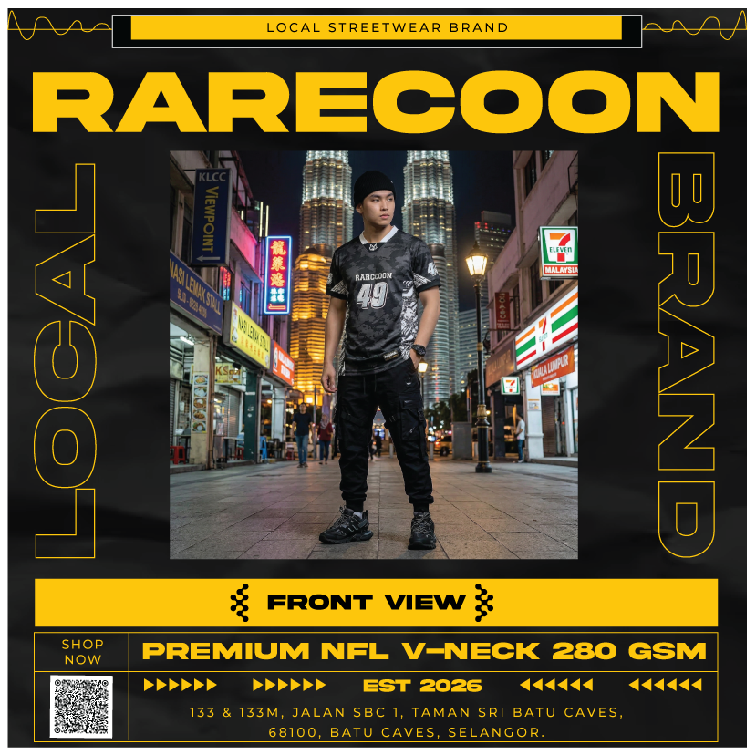 RARECOON 49 V-Neck Jersey – Limited Drop
