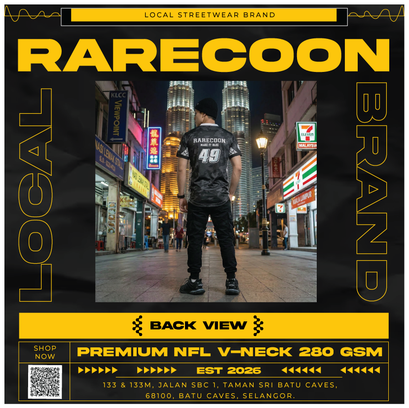RARECOON 49 V-Neck Jersey – Limited Drop